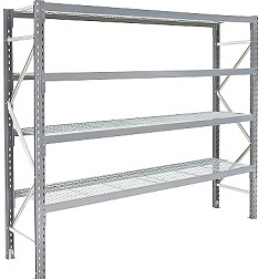 Wide Span Shelving with Mesh Shelving MAXI