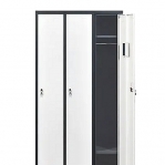 2-door locker 1820x600x500, RAL7035
