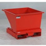 Tipping container 150L red