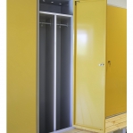 Locker 2x400, 1900x800x545, long door, sep. wall