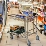 In-Store trolley with basket, 870x530x1010mm
