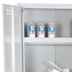 Chemical cabinet 1950x920x420 collapsible grey