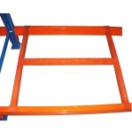 H-pallet support bar d=1050mm, w=850mm with 1 bar
