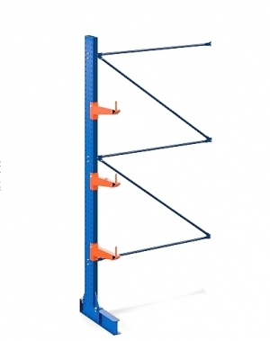 Cantilever rack Add-on bay 2500Hx1500Wx900D, 1 pcs L-post+3 arms 600mm/500kg