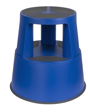 Stegpall, plast, blå