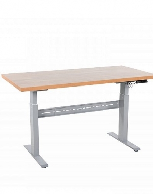Töölaud elektriline, 1600x800mm/300 kg, h=792-1242 mm, tamm