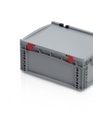 EURO CONTAINERS 400x300x185 mm. With lid