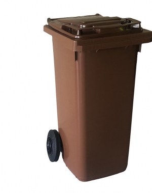 Biojäätmete konteiner 80 L, pruun