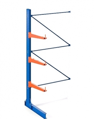 Cantilever rack Add-on bay 2500Hx1500Wx1300D, 1 pcs L-post+3 arms 1000mm/400kg