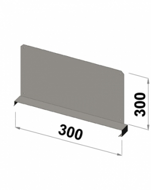 Shelf divider 300x300 zn