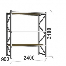 Starter bay 2100x2400x900 300kg/level,3 levels with chipboard