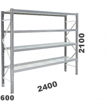 Laoriiul põhiosa 2100x2400x600, 300kg/korrus, 4 korrust võretasapinnaga