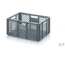 EURO CONTAINER PERFORATED 60x40x27 cm