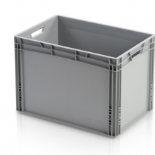 Plastic box 600x400x420, grey