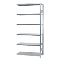 Extension bay 2100x1000x300, used, 6 shelves