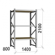 Starter bay 2100x1400x800 600kg/level,3 levels with chipboard