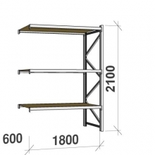 Extension bay 2100x1800x600 480kg/level,3 levels with chipboard