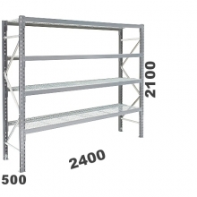 Laoriiul põhiosa 2100x2400x500, 300kg/korrus, 4 korrust võretasapinnaga