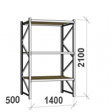 Starter bay 2100x1400x500 600kg/level,3 levels with chipboard