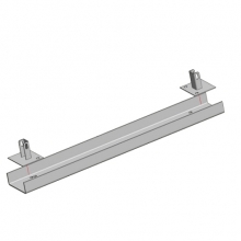 Support rail for frame L=1100mm; 160x60x5