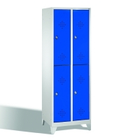 2-tier locker, 4 doors, 1850x610x500 mm
