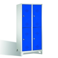 2-tier locker, 4 doors, 1850x810x500 mm