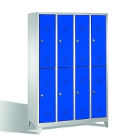 2-tier locker, 8 doors, 1850x1190x500 mm