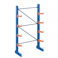 Konsoolriiul põhiosa 4000Hx1500Lx900S, 2 L-jalga+8 konsooli 600mm/500kg