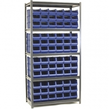 Boltless Shelving 1982x1000x500 with 144 Bins 250x148x130 PPS