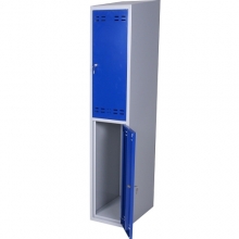 Clothing cabinet, blue/grey 2 doors, 1920x350x550