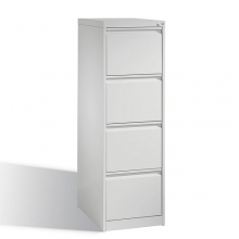 C2000 Acurado filing cabinet, 4 drawers, 1357x433x590mm, RAL7035