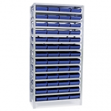 Box shelf 2100x1000x600, 52 boxes 600x240x95