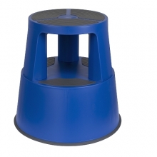 Stegpall, plast, blå