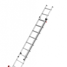 2-section extending ladder Prof 5,15m, 2x9 steps