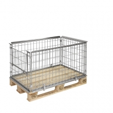 Pallet cage 1220x820x640 opening short side