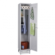 Cleaning cupboard 1900x400x415 RAL 7035