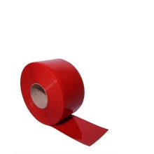 PVC curtain red 2x200mm/meter