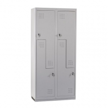 Z-locker, 4 doors 1820x800x450, RAL7035 Knocked Down