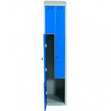 Z-Kaappi 2:lla ovella 1920x400x550 sininen/harmaa